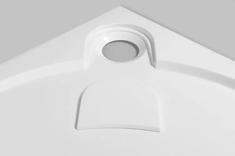 ARCA brodzik prysznicowy kompozytowy, półokrągły 90x90x3 cm, R550 PA559