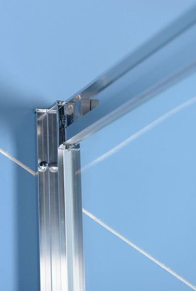 EASY kabina prysznicowa narożna półokrągła 80x80x190 cm EL2515 listwa