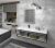 ARUBA umywalka lewa, 160x51,5 cm, Rockstone biały mat AR160-B1L