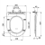 PACO deska do kompaktu WC PACO, SLIM Soft Close, duroplast, biały PCS1012