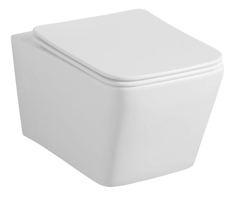 PORTO WC wiszące, Rimless, 36x52 cm, biały PZ102WR