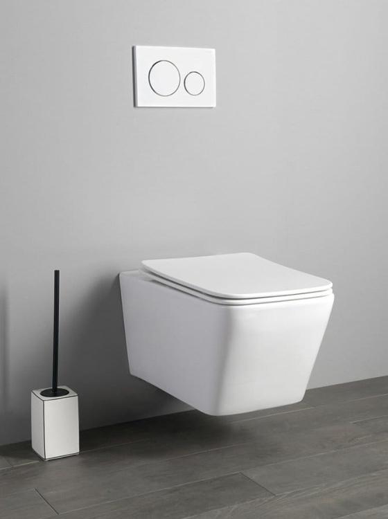 PORTO WC wiszące, Rimless, 36x52 cm, biały PZ102WR