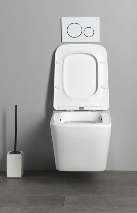 PORTO WC wiszące, Rimless, 36x52 cm, biały PZ102WR