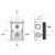 UNIVERSAL element podtynkowy do baterii, 2 wyjścia 312.042.1