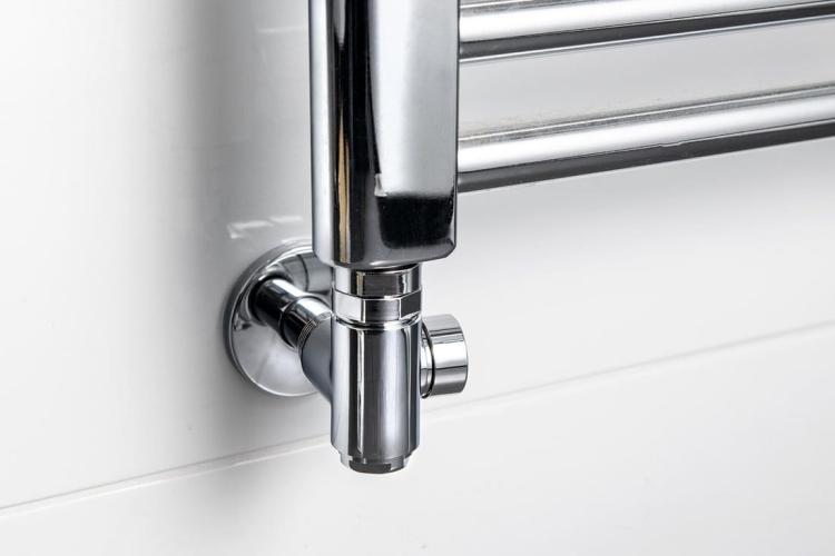 CORNER COMBI SIMPLY zestaw przyłączeniowy, prawy, chrom CP330S