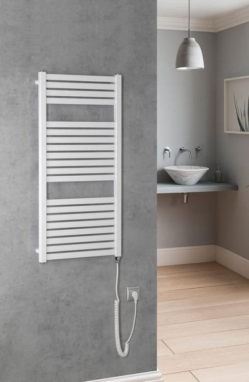 TONDI-E grzejnik elektryczny 450x970 mm, 300W, biały DE450T