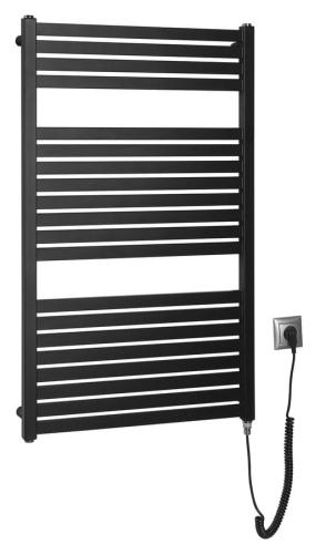 TONDI-E grzejnik elektryczny 600x970 mm, 400W, czarny mat DE466T