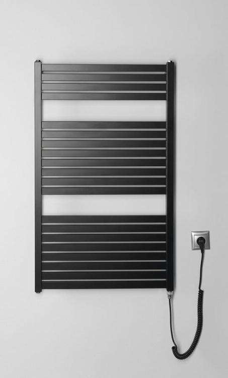 TONDI-E grzejnik elektryczny 600x970 mm, 400W, czarny mat DE466T
