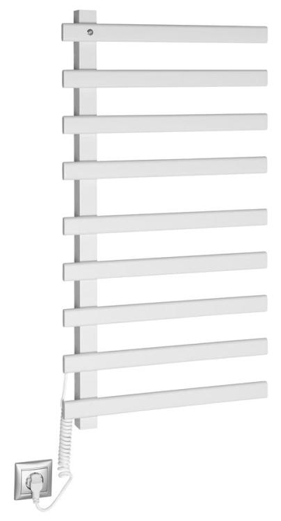 ELCOR elektryczna suszarka na ręczniki 480x920x50mm, 128W, biały mat EB450