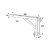 Wspornik 305x160x32mm, stal ocynkowana 30386 rysunek
