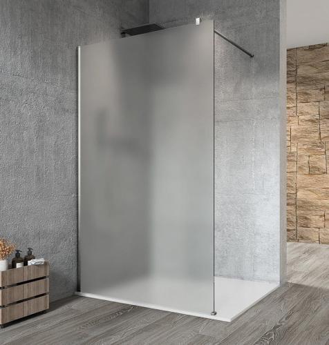 VARIO CHROME jednoczęściowa kabina przysznicowa Walk-In, montaż przy ścianie, szkło matowe, 1100 mm GX1411GX1010