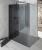 VARIO BLACK jednoczęściowa kabina prysznicowa Walk-In, montaż przy ścianie, szkło dymione, 1200 mm GX1312GX1014
