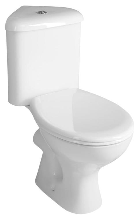 CLIFTON kompakt WC narożny, mechanizm spłukujący 3/6l, odpływ poziomy, biały FS1PK