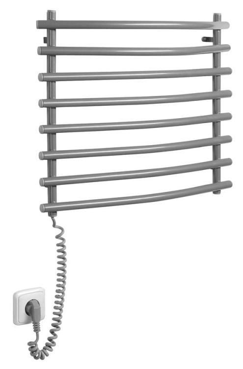 AQUALINE łazienkowy suszarko ogrzewacz elektryczny (suszarka) stal  srebrny metalik 72 W 570x465mm SU210A