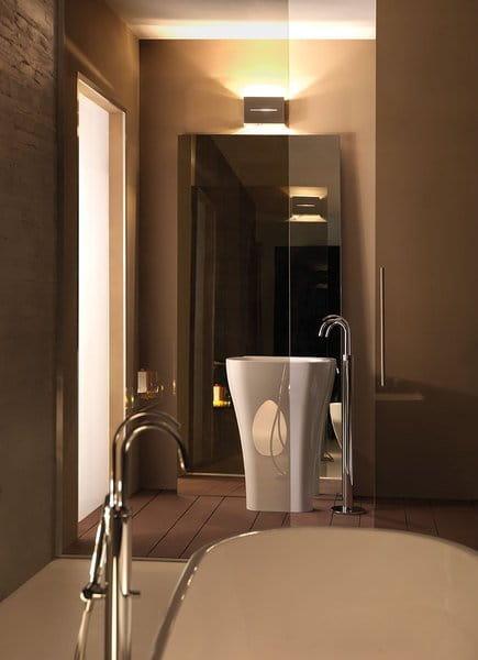 AQUATECH umywalka ceramiczna wolnostojąca 60x85x40cm 374201