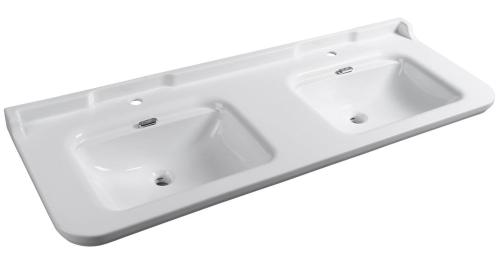 WALDORF Podwójna umywalka ceramiczna 150x55 cm 4143K1