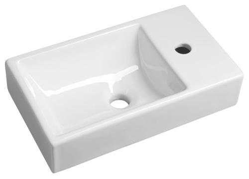 MINOS Umywalka ceramiczna 45x26 cm, prawa 4057