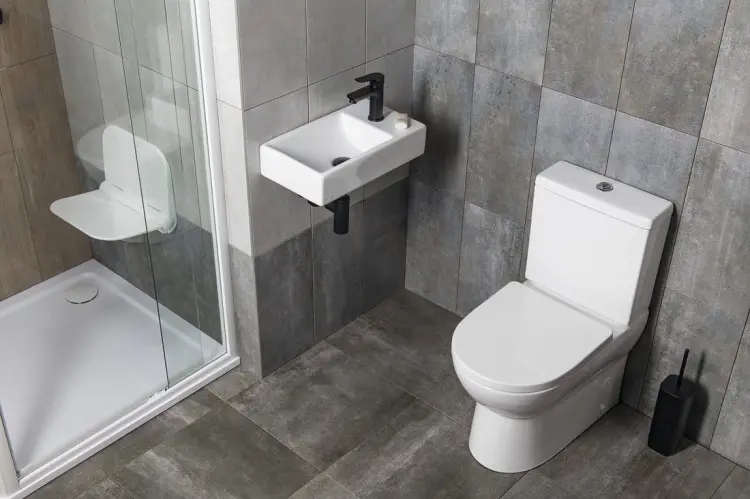 MINOS Umywalka ceramiczna 45x26 cm, prawa 4057