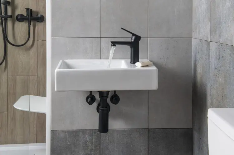 MINOS Umywalka ceramiczna 45x26 cm, prawa 4057