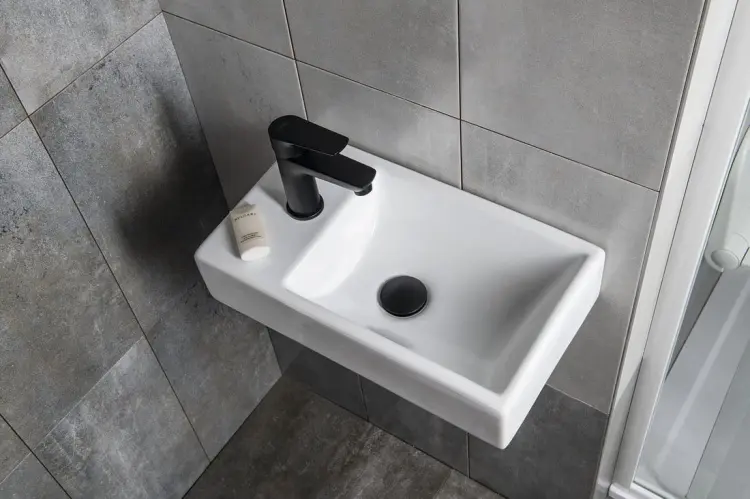 MINOS Umywalka ceramiczna 45x26 cm, lewa 4757