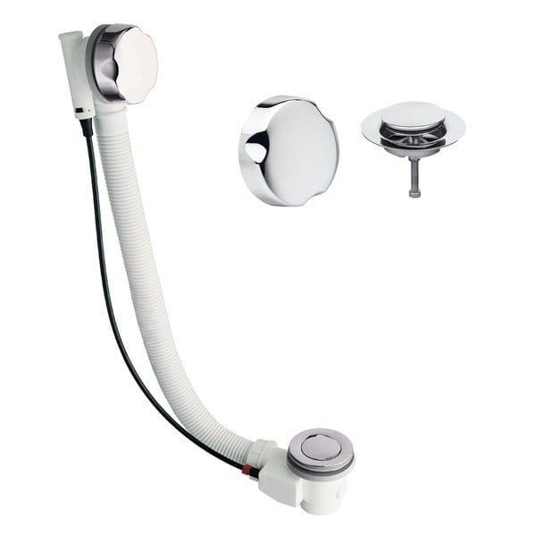 MODEL 06 Syfon automatyczny do wanny, długość 675 mm, korek 42 mm, chrom 063220051