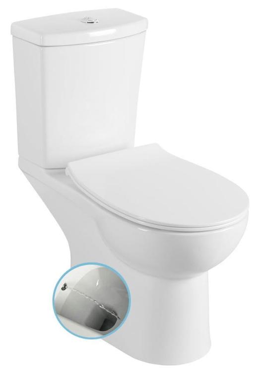 KAIRO WC kompakt z funkcją bidetu 36x67 cm, tylny odpływ, mechanizm spłukujący PC106