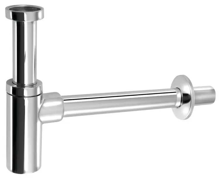 Syfon umywalkowy 5/4", odpływ 32 mm, okrągły, chrom 151.209.1