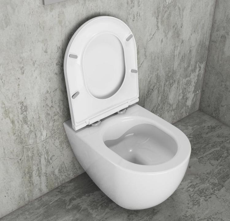 INFINITY miska WC wisząca, Rimless, 36,5x53cm, biały10NF02004 wizualizacja