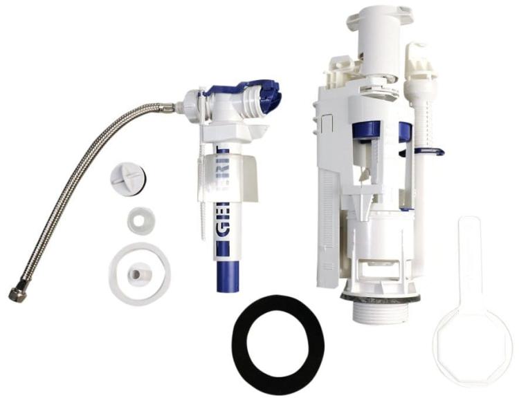 Mechanizm spłukujący WC kombi chrom 752101