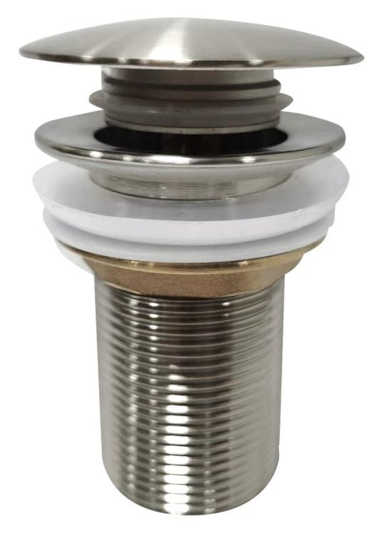 AURUM korek umywalkowy 5/4", klik- klak, stal nierdzewna szczotkowana ND-AU400