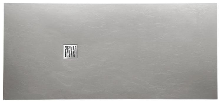 MITIA brodzik prysznicowy kompozytowy 120x90x3 cm, szary PMS12090