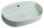 INFINITY OVAL umywalka ceramiczna nablatowa, 60x40 cm, Mint mat 10NF65060-2T