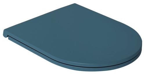INFINITY Deska WC SLIM, Easy Take, Soft Close, Petrol mat 40KF0545I-S