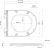 INFINITY Deska WC SLIM, Easy Take, Soft Close, Petrol mat 40KF0545I-S rysunek