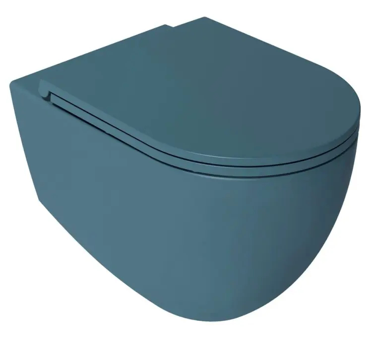 INFINITY Deska WC SLIM, Easy Take, Soft Close, Petrol mat 40KF0545I-S na wc