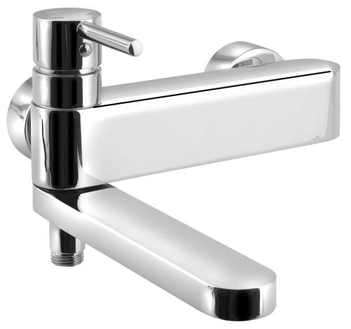 RHAPSODY bateria wannowa ścienna z obrotową wylewką, chrom 5586