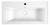 SAVA 90 umywalka meblowa 90x46x16,5 cm 2090  z góry