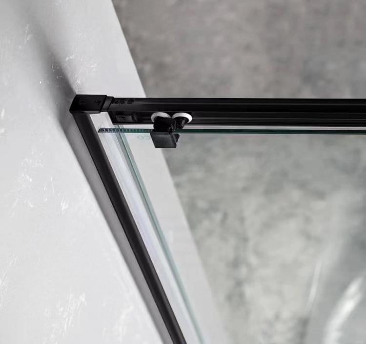SIGMA SIMPLY BLACK kabina prysznicowa kwadratowa 900x900 mm, wejście z rogu, szkło czyste GS2190BGS2190B montaż