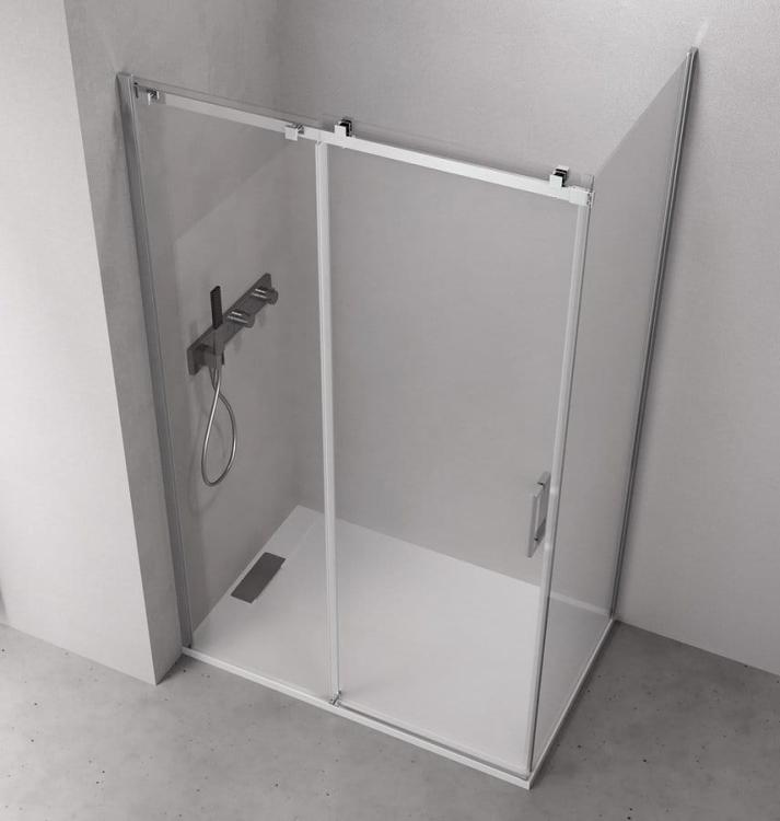 THRON  ścianka boczna, 900 mm, szkło czyste TL3090 z góry