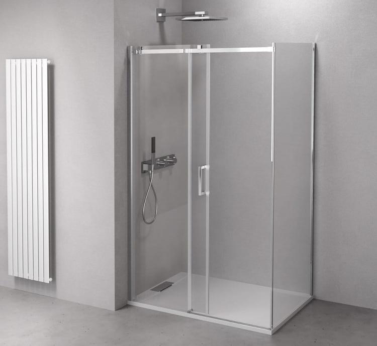 THRON SQUARE kabina prysznicowa prostokątna 1000x900 mm, szkło czyste TL1090-5002 złożona