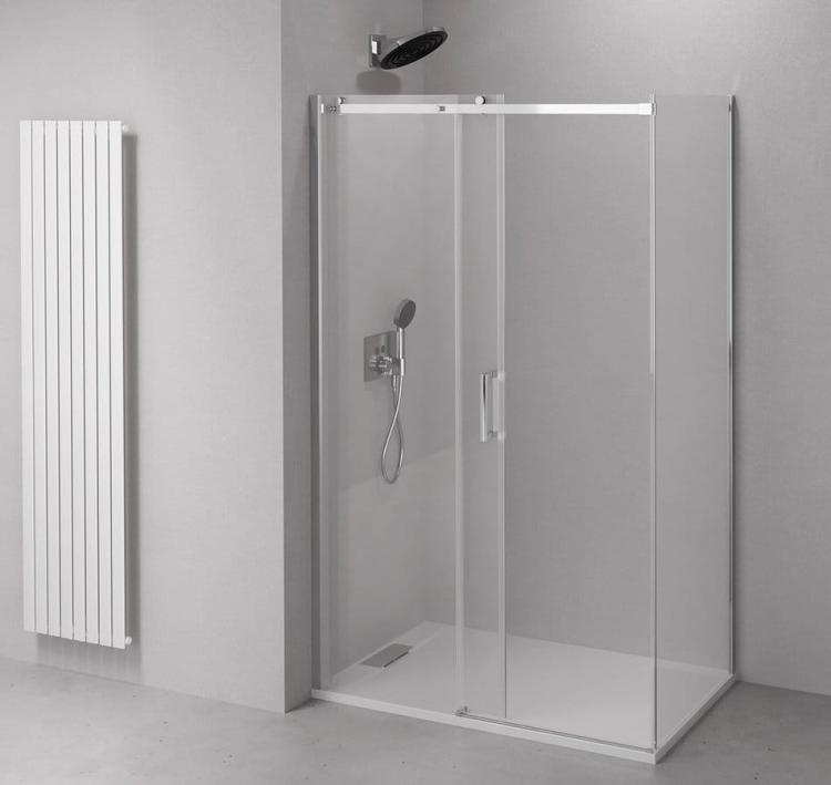 THRON ROUND kabina prysznicowa prostokątna 1000x900 mm, szkło czyste TL1090-5005 złożona