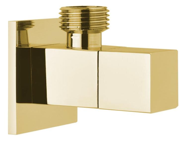 Zawór kątowy, 1/2"x3/8", złoty SL117