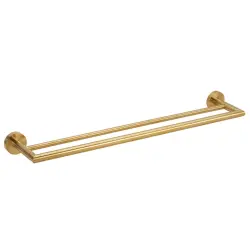 SABLO Wieszak na ręcznik podwójny 60 cm złoty mat 160204052