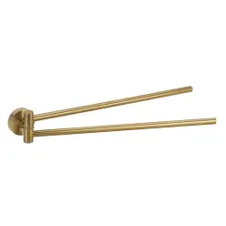 SABLO Wieszak na ręcznik podwójny 42 cm złoty mat 160204190
