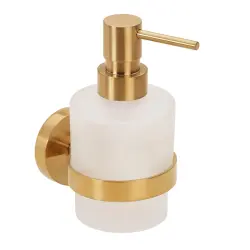 SABLO Dozownik do mydła 200 ml szklany złoty mat 160109102