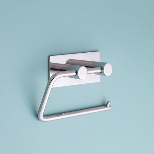EASY Wieszak na papier toaletowy stal nierdzewna polerowana 163112221 na  ścianie