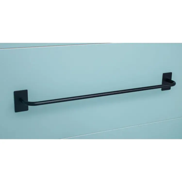 EASY Wieszak na ręcznik 60 cm czarny mat 163104040 na ścianie