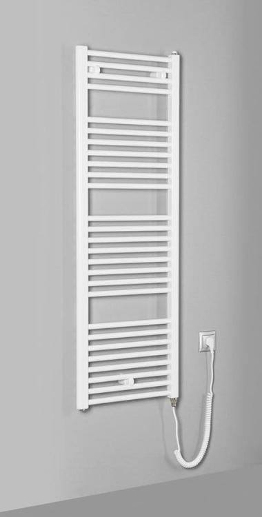 DIRECT-E grzejnik elektryczny 450x1320 mm, 400 W, biały ILE34T na ścianie