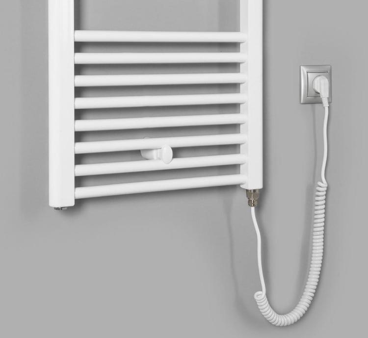 DIRECT-E grzejnik elektryczny 450x1320 mm, 400 W, biały ILE34T z bliska