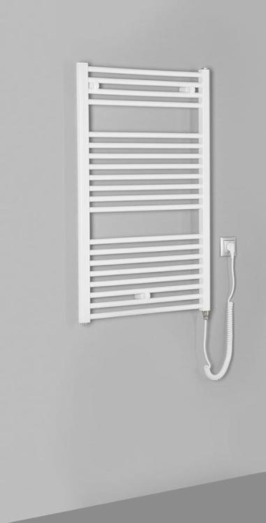DIRECT-E grzejnik elektryczny 600x960 mm, 400 W, biały ILE96T na  ścianie